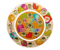 Hess Jouet en Bois seeds15646 – Anniversaire Anneaux en Bois, Happy Birthday, env. 22 cm