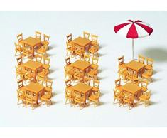 Preiser 1/87 Ème - PR17201 - Modélisme Ferroviaire - Tables Chaises