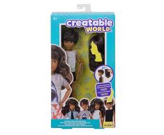 Creatable World Coffret Découverte Personnages, poupée personnalisable aux cheveux bruns ondulés, jouet pour enfant à partir de 6 ans, GKV45