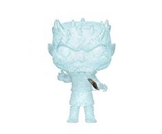 Funko Pop TV: Game of Thrones-Crystal Night King w/Dagger in Chest Figurine de Collection, 44823, Multicolore, Standard
