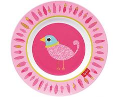 Sigikid – 24777 21,5 x 21,5 x 0,5 cm finky Pinky Assiette en mélamine