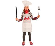 Carnival Toys 6665 – Set Déguisement, cuisinier enfant avec grembiale, chapeau et mouchoir