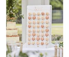 Ginger Ray Support pour macarons de mariage botnique en papier pour décoration de table