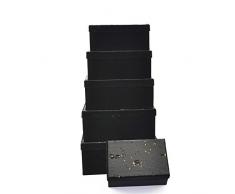 Gifts 4 All Occasions Limited SHATCHI-1304 Lot de 6 boîtes de rangement pour décoration dintérieur 11685