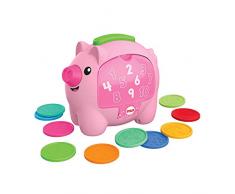 Fisher - Price - GJC68 - Tirelire en Forme de Cochon - Multicolore - Version Anglaise