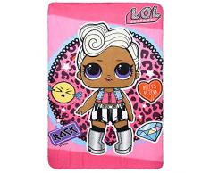 Sun City - Lol Surprise Plaid Polaire 100 x 150 cm, Multicolore (HS4360)