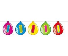 Folat Drapeau bannière * Chiffre 1 * ┃ 10 m de Long ┃ Ballon Décoration ┃ Anniversaire denfants ┃ 1ère