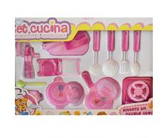 Bakaji 8034139195735 Set de Cuisine pour Enfant, Accessoires de Cuisine, Multicolore