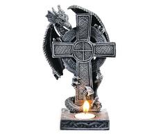 Katerina Prestige- Bougeoir Croix Dragon, HF0381