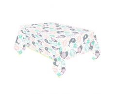 Amscan International 9904595 Amscan Nappe en plastique imprimée Motif Narval