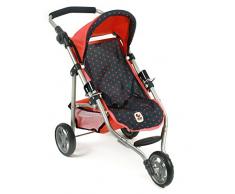 Bayer Chic 2000 612 11 Poussette Lola Jogging Motif à Pois Bleu/Corail