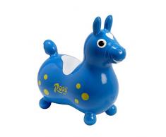 GYMNIC Cheval à Bascule Rody Bleu