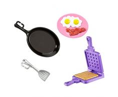 Mattel Barbie fhp70 Cooking & Baking Accessoires de Cuisine Petit déjeuner
