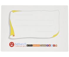 Sabbiarelli – Feuilles Blanches Autocollants, 5 pièces