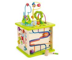 Hape - E1810 - Bouliers en Bois - Cube dActivités