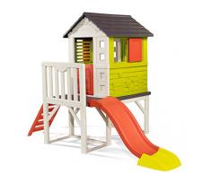 Smoby - 810800 - Jeu Plein Air - Maison Pilotis avec Toboggan