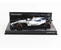 Minichamps- Voiture Miniature de Collection, 417172018, Argent/Vert