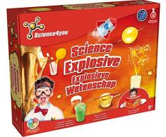 Science4You - Science Explosive - Jouet Enfant - Jeu Educatif et Scientifique - Labo Chimie - Création et Découverte - Coffret Scientifique Enfant - Le Cadeau Parfait dès 8 ans - Sans Danger