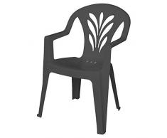 ARETA s.r.l. (ARE) - Anthracite Fauteuil Taormina 57 x 59 x 82 cm, Multicolore, 123