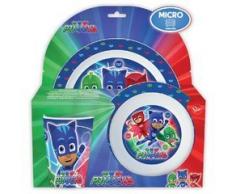 PJ Masks – Kit Vaisselle 3 pièces. Microw, Couleur Bleu, 95488