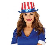 Fiestas Guirca Haut-de-Forme Drapeau américain Oncle Sam USA