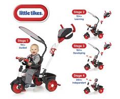 Little Tikes - 634345E4 - Tricycle 4 En 1 Sport Edition - Rouge/Blanc