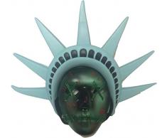 Le caoutchouc plantation TM 619219304436 lÉlection de purge AN LED Masque avec arceau monté Festival Halloween Costume (Light Up Liberty), adulte, taille unique