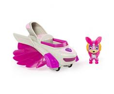 La Pat Patrouille - 6055753 - Véhicule + Figurine Mighty Pups Charged Up - Voiture Paw Patrol - Jeu jouet enfant - Modèle Aléatoire