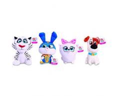 Mascotas - animaux - peluches 20 cm - 4 modèles assortis -Giochi Preziosi ECE01000 - Version Espagnole