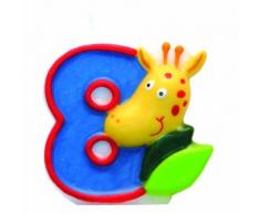 amscan - 551798 - Bougie Chiffre 8 Safari