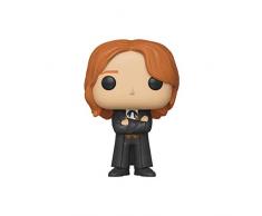 Funko- Pop Figurine en Vinyle Harry Potter-Fred Weasley (Yule) Collection, 42842, Multicolore, Taille Unique