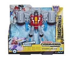 Hasbro Figura Transformers CYBERVERSE Battle 20 cm Modèle : SDOS, Multicolore (E1886EU4