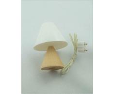Kahlert Lumière 10452 - Accessoires Mini Poupées - Lampe De Table, Pieds en Bois
