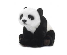 WWF - Peluche Panda - Peluche Réaliste avec de Nombreux Détails Ressemblants - Douce et Souple - Normes CE - Hauteur 30 cm