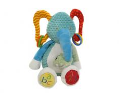 Baby Cuddles Jouet dactivité pour bébé éléphant 30 cm