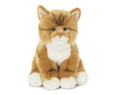 ACP - 23179033 - Jouet Premier Age - Chat Roux - Gris - 18 cm