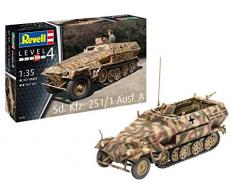 Revell 03295-maquette de véhicule blindé à Construire SD.Kfz. 251/1 Ausf.A-échelle 1/35-niveau 4/5 Maquette, 03295