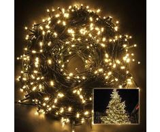 Gifts 4 All Occasions Limited SHATCHI-42 100 LED Blanc chaud Décoration de Noël Fil vert