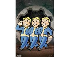 Fallout G874445 76 Poster Vault Boys Multicolore