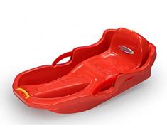 Jamara 460538 Snow Play Bob Comfort 80 cm avec Frein – Guidon par Levier de Frein, Construction aérodynamique, Durable, résistant aux Chocs en Plastique, siège Ergonomique