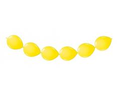 Folat- Guirlande Jaunes-Ballons Attacher-3 mètres, 08454,