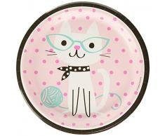 PurrFect Party Assiette 23 cm Chat