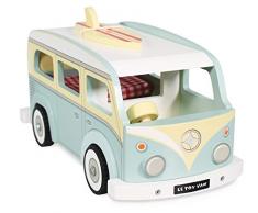 Le Toy Van Sophies Véhicule à Jouets Classique en Bois avec Bagages et Dessus Ouvert