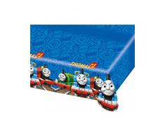 Amscan - 552160 - Nappe - Plastique Thomas le Train, 120 x 180 cm