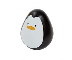 PlanToys- Jouet en Bois, PT5200, Blanc/Noir