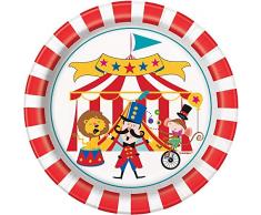 Unique Party- Assiettes en Carton, 72474