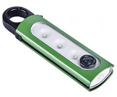 moses. 9736 – Expedition Nature Multifonctions Mousqueton Lampe de 4 Assortis Multicolore