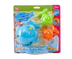 PlayGo 2437 – Famille Baleine Amusante, Jouet Baignoire
