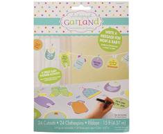 amscan Guirlande 380065 4.57 m Bébé Douche Autographe