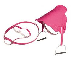 Happy People 58051 Barbie Selle de Cheval Stepp Design Cintre et Bricolage Rose